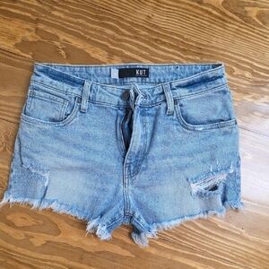 Kut from the Kloth Blue Jean Shorts